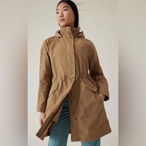 Athleta Tan Trench Coat